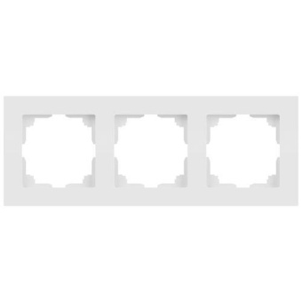 Рамка 3-м СП Accent 6-503-01М бел. матов. Intro Б0063744