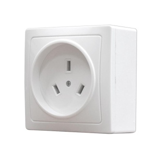 Розетка 1-м ОП 32А 250В IP20 2P+N для плиты с заземл. бел. Universal 5314