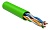 Кабель витая пара U/UTP кат.5E 4х2х24AWG solid LSZH нг(А)-HFLTx зел. (305м) (м) ITK LC1-C5E04-122