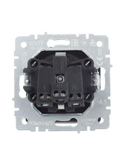 Розетка BRITE РСбш10-3-БрТБ 16А IP20 с заземл. защ. шторки с крышкой механизм бронза IEK BR-R16-16-K45