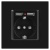 Розетка 1-м СП Accent 6-410-05 16А IP20 250В P+E Schuko + 2хUSB защ. шторки антрацит Intro Б0063698