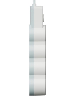 Удлинитель 3х3м с заземл. 10А IP20 USB 2800Вт 220В ПВС 3х1 с выкл. бел. КОСМОС YKsm3m3g-Z-VU10А-W