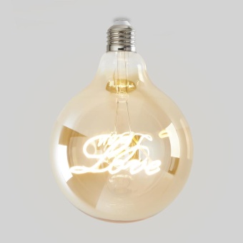 Лампа светодиодная Loft Led G125 4Вт 2500К E27 Voltega 8550