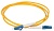 Патч-корд оптический коммутационный соединительный для одномодового кабеля (SM); 9/125 (OS2); LC/UPC-LC/UPC; одинарного исполнения (Simplex); LSZH (дл.1м) ITK FPC09-LCU-LCU-C1L-1M