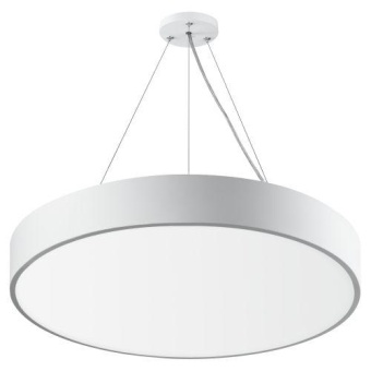 Светильник светодиодный Geometria Ring SPO-132-W-40K-088 88Вт 4000К 6000Лм IP40 800х80 бел. подвесной драйвер внутри ЭРА Б0058902
