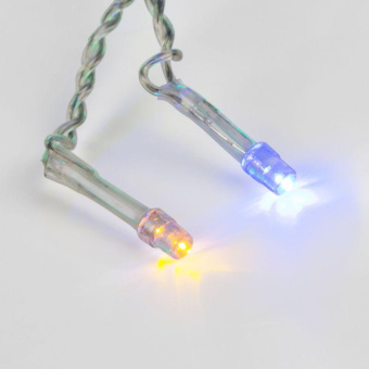 Гирлянда светодиодная "Твинкл Лайт" 15м 120LED мультиколор 7.4Вт IP20 провод ПВХ прозр. Neon-Night 303-199