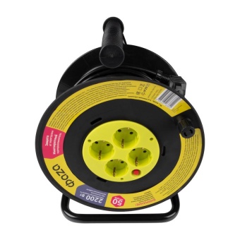 Удлинитель на катушке 4х50м с с заземл. CRG-04-5000 ФАZА 5063822