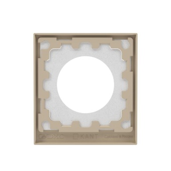 Рамка 1-м KANT IP44 ванильн. марципан DKC 7015942