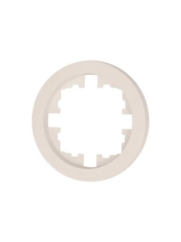 Рамка 1-м OSEN горизонт. круглая сл. кость LEZARD 744-9000-146