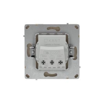 Розетка силовая KANT 2P+E защ. шторки ванильн. марципан DKC 7015003