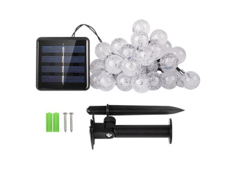 Светильник светодиодный SLR-G05-30W садовый гирлянда шарики холод. бел. солнечная батарея ФАZА 5033351