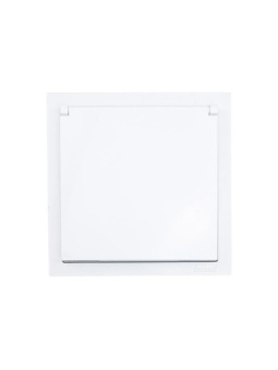 Розетка 1-мест. с/з с крышкой СП ZIMA 16А ПБТ безвинт. зажим бел. LEZARD 704-0288-123BQC