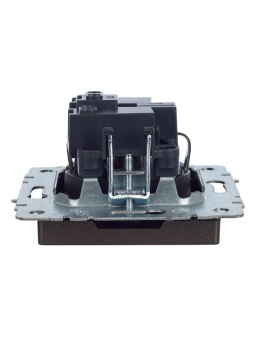 Розетка 1-м СП BRITE РС11-1-0-БрТБ 16А с заземл. без защ. шторки механизм бронза IEK BR-R11-16-K45