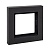 Рамка 1-м Эпика IP44 пластик черн. EKF UP1-FPB-01-44