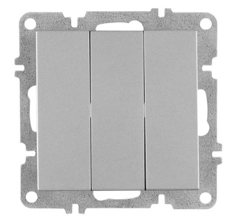 Выключатель 3-кл. LAVIN/KAREN механизм сер. ARVIA 50 03 2000 254