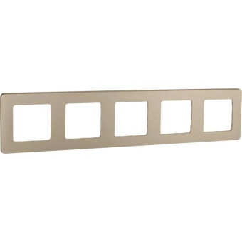 Рамка 5-м Inspiria шампань IEK 673978