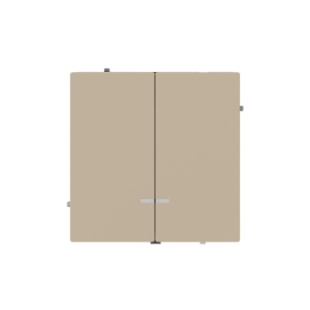 Выключатель 2-кл. KANT с подсветкой ванильн. марципан DKC 7015134