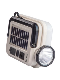 Фонарь кемпинговый аккум. 5Вт Laser Led/59 SMDLed/Li-ion2х18650/2400мА.ч солн. пан КОСМОС(KOC620Lit)
