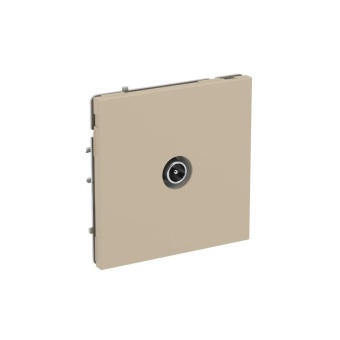 Розетка телевизионная проходная TV KANT ванильн. марципан DKC 7015513