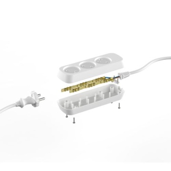 Удлинитель 3х3м без заземл. ШВВП 2х0.75 UDL-6-330 Greenline Эра Б0065041