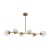 Светильник подвесной Fluff 6х40Вт E14 IP20 Freya FR5207PL-06BZ