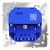 Розетка 1-м СП S70 16А с USB A+A с заземл. защ. шторки механизм бел. матов. Voltum VLS040402