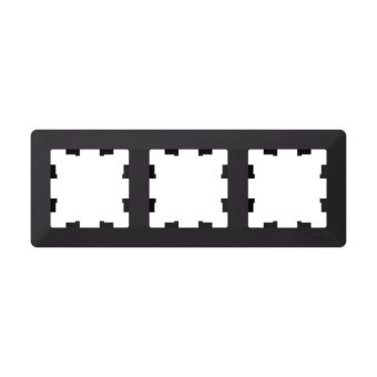 Рамка 3-м AtlasDesign Air карбон/дым. черн. SE ATN221003