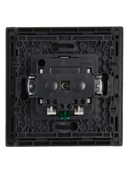 Розетка СП FORTE&PIANO FP313 16А с заземл. защ. шторки безвинт. крепл. сер. IEK FP-R14-16-1-K03