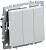 Выключатель 3-кл. СП BRITE ВС10-3-0-БрЖ 10А механизм жемчуж. IEK BR-V30-0-10-K36