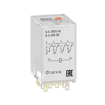 Реле промежуточное OptiRel G RP55-34-24D-6-CO-S/TI КЭАЗ 282953