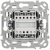 Выключатель 2-кл. СП FLITE ВС12-1-0-ФлЧ 10А механизм черн. IEK FI-V20-0-10-1-K02