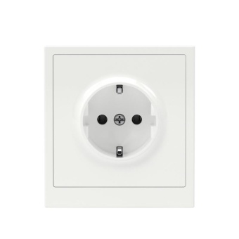 Розетка силовая KANT 2P+E без шторки бел. магнолия DKC 7000033