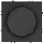 Светорегулятор поворотно-нажимной СП S70 600Вт механизм графит Voltum VLS070307