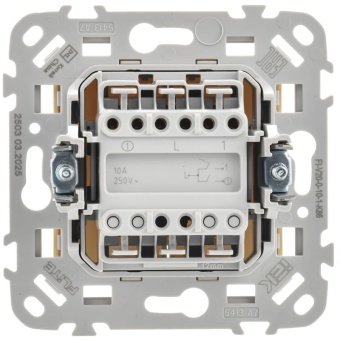 Выключатель 2-кл. СП FLITE ВС12-1-0-ФлСл 10А механизм сливочный IEK FI-V20-0-10-1-K86
