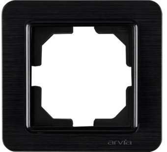 Рамка 1-м LAVIN черн. ARVIA 21 25 4000 021