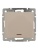 Выключатель 1-кл. СП Rain IP20 с подсветкой механизм крем. LEZARD 703-0388-111
