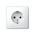 Розетка ArtGallery 16А с заземл. механизм бел. SE GAL000143