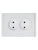 Розетка 2-м СП FORTE&PIANO FP226 10А без заземл. без защ. шторок безвинт. крепл. бел. IEK FP-R20-10-1-K01