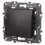 Выключатель 1-кл. СП Elegance 14-1102-05 10А IP20 250В 10AX с подсветкой механизм антрацит Эра Б0034219