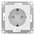 Розетка AtlasDesign 16А с заземл. защ. шторки механизм лотос SE ATN001345