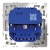 Розетка 1-м СП S70 16А с USB A+С с заземл. защ. шторки механизм сталь Voltum VLS040505