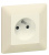 Розетка 1-м СП Valena Life 16А IP20 250В 2P защ. шторки безвинт. клеммы с лицев. панелью механизм сл. кость Leg 753516