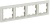Рамка 4-м BRITE РУ-4-БрКр беж. IEK BR-M42-K10
