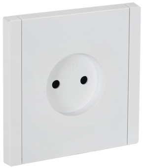 Розетка СП FORTE&PIANO FP218 10А без заземл. без защ. шторок винт. крепл. бел. IEK FP-R10-10-K01