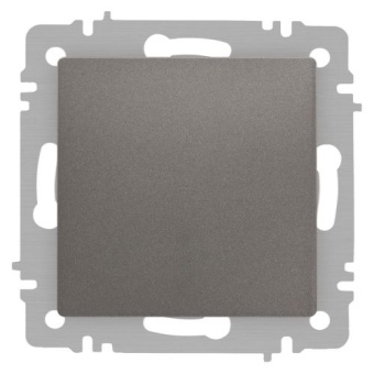 Переключатель 1-кл. СП Accent 6-103-09 10А IP20 250В AL/CU титан Intro Б0063451