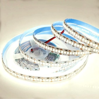 Лента светодиодная 24В 14.4Вт/м smd2835 240 диод/м IP20 1200лм/м PCB 10мм 3000К (уп.5м) Apeyron 00-515