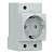 Розетка РДЕ-47 16А (под евро вилку с заземлением) PROxima EKF RDE4716
