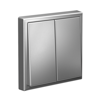 Переключатель 2-кл. ArtGallery (сх. 6/2) 10AX механизм сталь SE GAL000965