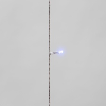 Гирлянда светодиодная занавес 1.5х1.5м 64 LED бел. прозр. ПВХ IP20 свечение с динамикой 220В не соединяется с контроллером Neon-Night 235-405