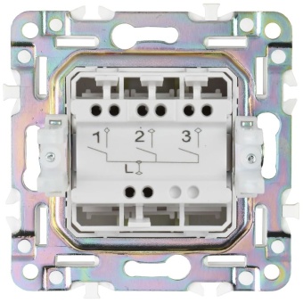 Выключатель 3-кл. SKANDY 10А SK-V11G мятный IEK SK-V30-0-10-K06